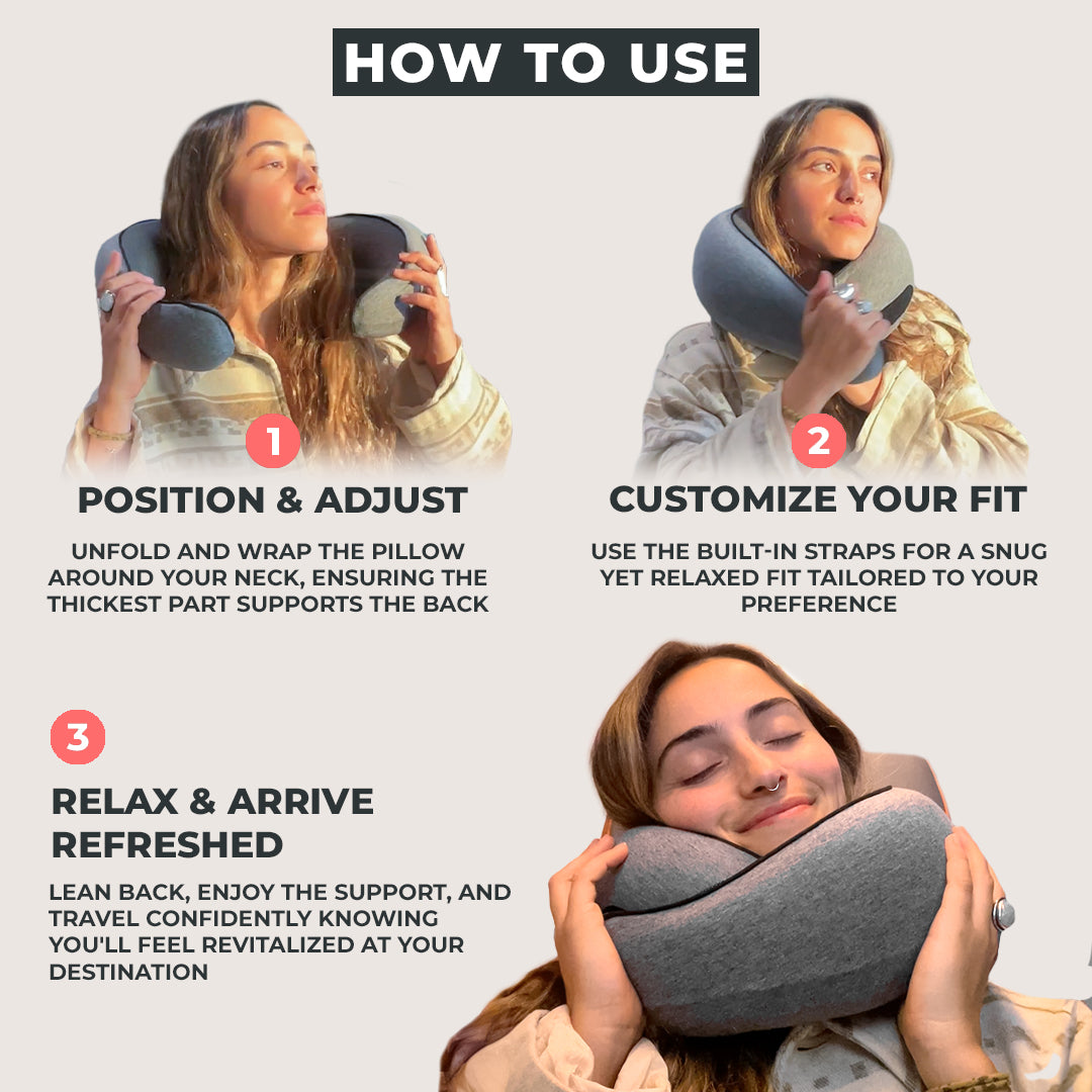 The Original FlyHugz Travel Pillow