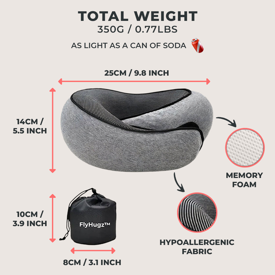 The Original FlyHugz Travel Pillow