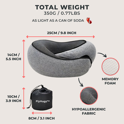 The Original FlyHugz Travel Pillow